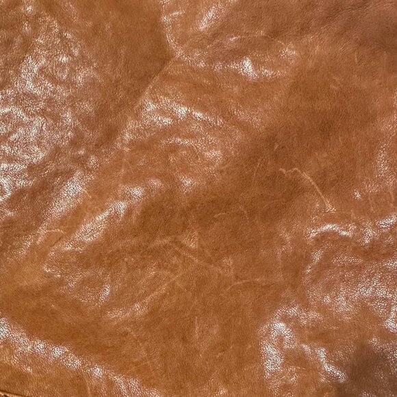 Rossi Firenze Italy Cognac Brown Genuine Leather Tote Bag - Picture 9 of 10